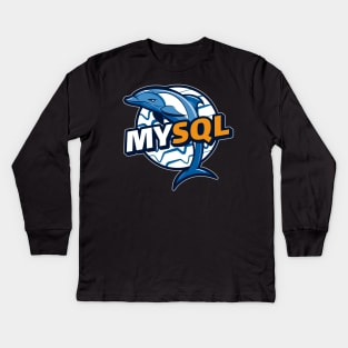 Cyber Security - Ethical Hacker - MySQL Kids Long Sleeve T-Shirt